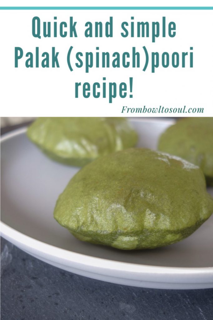 Pin it for later Palak Poori recipe