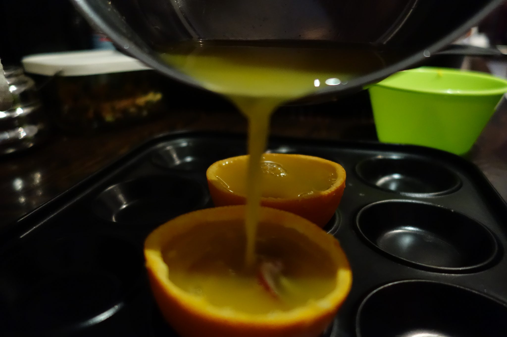 Orange Jelly pots