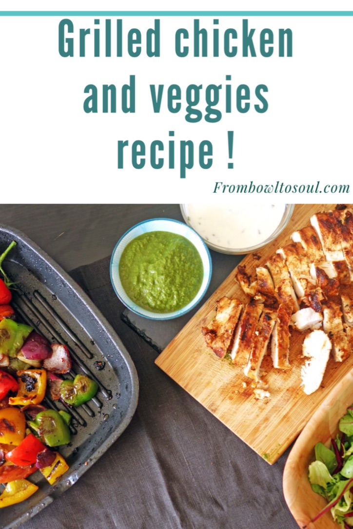 pin the recipe- grilled chicken and veggies