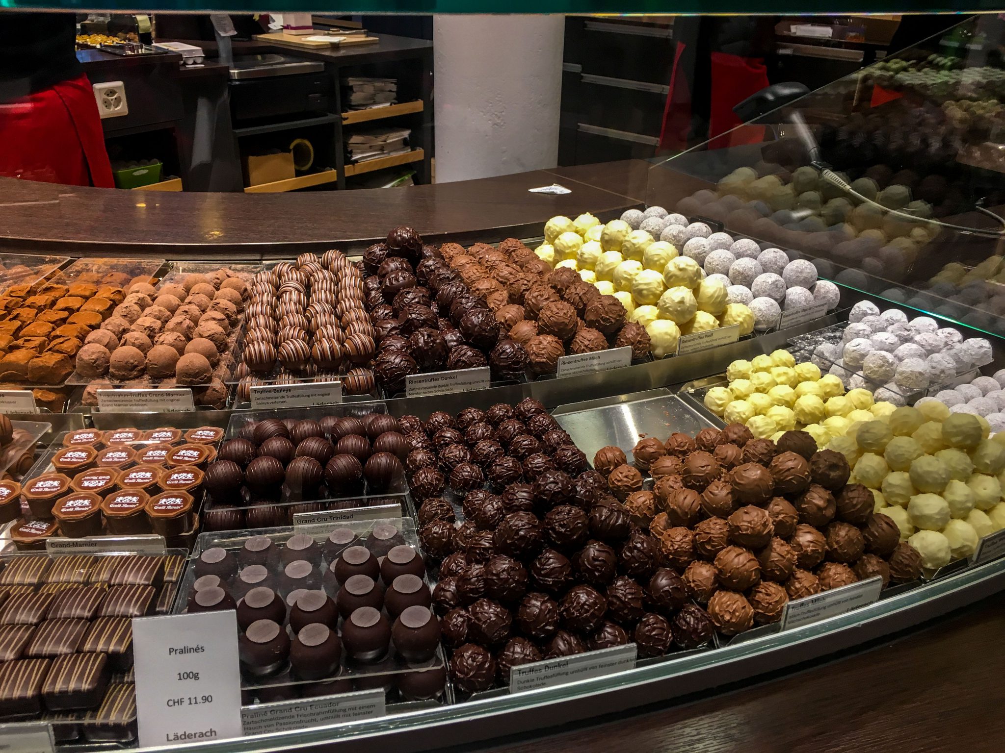 Interlaken- Laderach chocolates