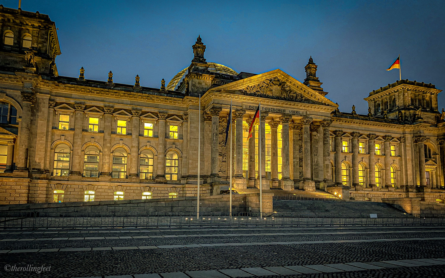 Front of the Reichstag building