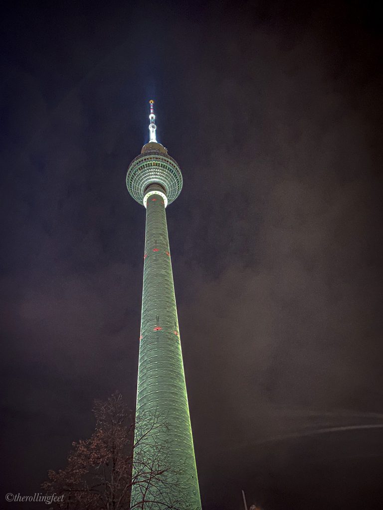 The Fernsehturm (TV tower) Berlin