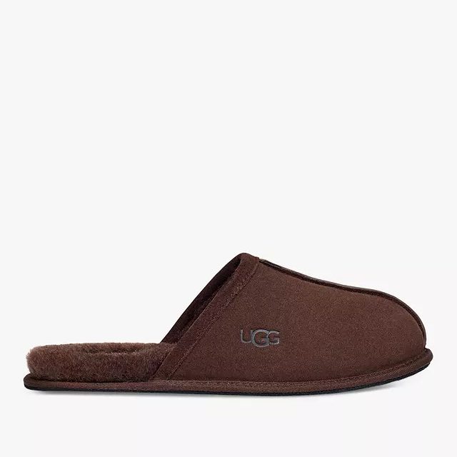 UGG Scuff Suede Slippers in Dusted Cocoa
